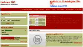 What Unilo.eu website looked like in 2016 (8 years ago)