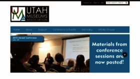 What Utahmuseums.org website looked like in 2016 (8 years ago)