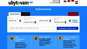 What Ubytovani.net website looked like in 2016 (8 years ago)