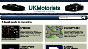 What Ukmotorists.com website looked like in 2016 (8 years ago)