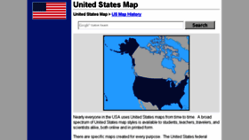 What United-states-map.com website looked like in 2016 (8 years ago)