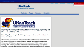 What Ukanteach.ku.edu website looked like in 2016 (8 years ago)
