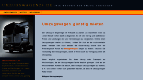 What Umzugswagen24.de website looked like in 2016 (8 years ago)