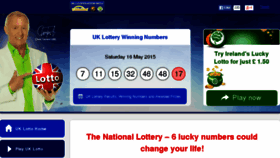 What Uklotto.info website looked like in 2016 (8 years ago)