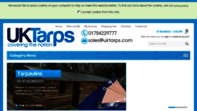 What Uktarps.co.uk website looked like in 2016 (8 years ago)