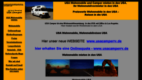 What Usa-camper.de website looked like in 2016 (8 years ago)