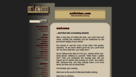 What Unfiction.com website looked like in 2016 (8 years ago)