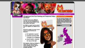 What Uk-facepainting.co.uk website looked like in 2016 (8 years ago)