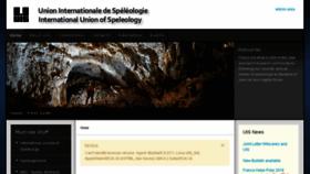 What Uis-speleo.org website looked like in 2016 (7 years ago)