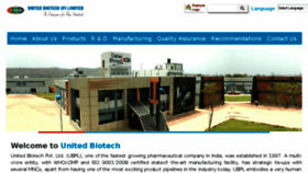 What Unitedbiotechindia.com website looked like in 2016 (8 years ago)