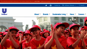 What Unilever.com.vn website looked like in 2016 (8 years ago)