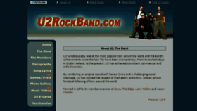 What U2rockband.com website looked like in 2016 (7 years ago)