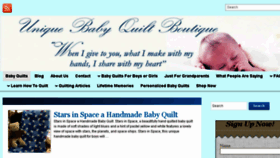 What Uniquebabyquiltboutique.com website looked like in 2016 (8 years ago)
