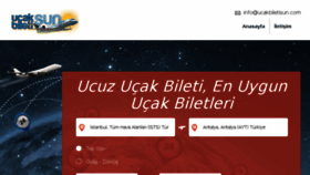 What Ucakbiletisun.com website looked like in 2016 (8 years ago)