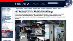 What Ullrich-aluminium.co.nz website looked like in 2016 (8 years ago)