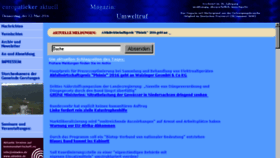 What Umweltruf.de website looked like in 2016 (8 years ago)