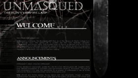 What Unmasqued.com website looked like in 2016 (8 years ago)