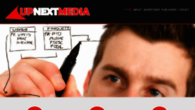 What Upnextmedia.com website looked like in 2016 (7 years ago)