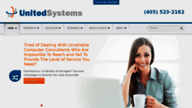 What Unitedsystemsok.com website looked like in 2016 (7 years ago)