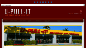 What U-pull-it.com website looked like in 2016 (7 years ago)