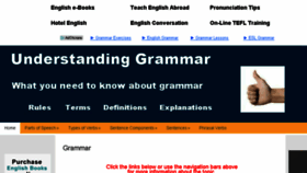 What Understandinggrammar.com website looked like in 2016 (7 years ago)