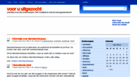 What Uitgezocht.net website looked like in 2016 (7 years ago)