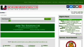 What Uknigeriabusinesses.com website looked like in 2016 (7 years ago)