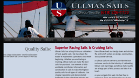 What Ullmansailssandiego.com website looked like in 2016 (8 years ago)