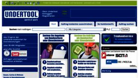 What Undertool.de website looked like in 2016 (8 years ago)