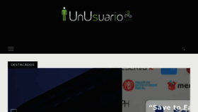 What Unusuario.com website looked like in 2016 (7 years ago)