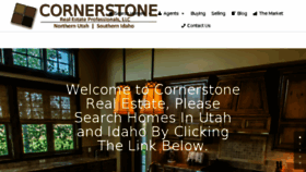 What Utahcornerstone.com website looked like in 2016 (7 years ago)