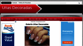 What Unasdecoradas.info website looked like in 2016 (7 years ago)
