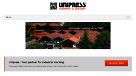 What Unipress.de website looked like in 2016 (7 years ago)