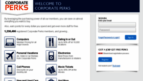 What Us.corporateperks.com website looked like in 2016 (8 years ago)