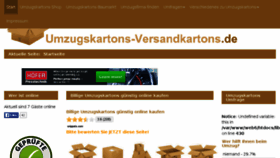 What Umzugskartons-versandkartons.de website looked like in 2016 (7 years ago)