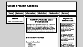What Ufacademy.org website looked like in 2016 (7 years ago)