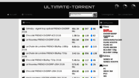 What Ultimate-torrent.ws website looked like in 2016 (7 years ago)