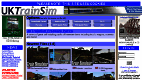 What Uktrainsim.com website looked like in 2016 (7 years ago)