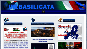 What Uilbasilicata.it website looked like in 2016 (7 years ago)