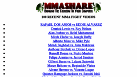 What Ufc-live-stream.com website looked like in 2016 (7 years ago)