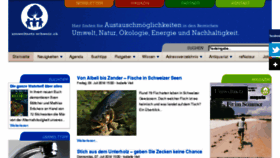 What Umweltnetz-schweiz.ch website looked like in 2016 (7 years ago)
