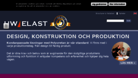 What Uw-elast.se website looked like in 2016 (7 years ago)