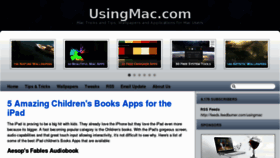 What Usingmac.com website looked like in 2011 (12 years ago)