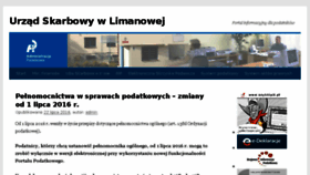 What Us.limanowa.pl website looked like in 2016 (7 years ago)