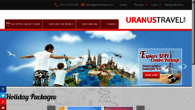 What Uranustravel.com website looked like in 2016 (9 years ago)