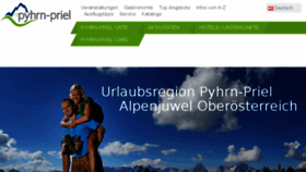 What Urlaubsregion-pyhrn-priel.at website looked like in 2016 (7 years ago)