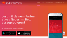 What Undercoversapp.com website looked like in 2016 (7 years ago)