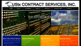 What Ustxcontractservices.com website looked like in 2016 (7 years ago)