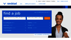What Us.randstad.com website looked like in 2016 (7 years ago)