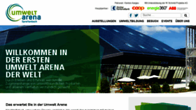 What Umweltarena.ch website looked like in 2016 (7 years ago)